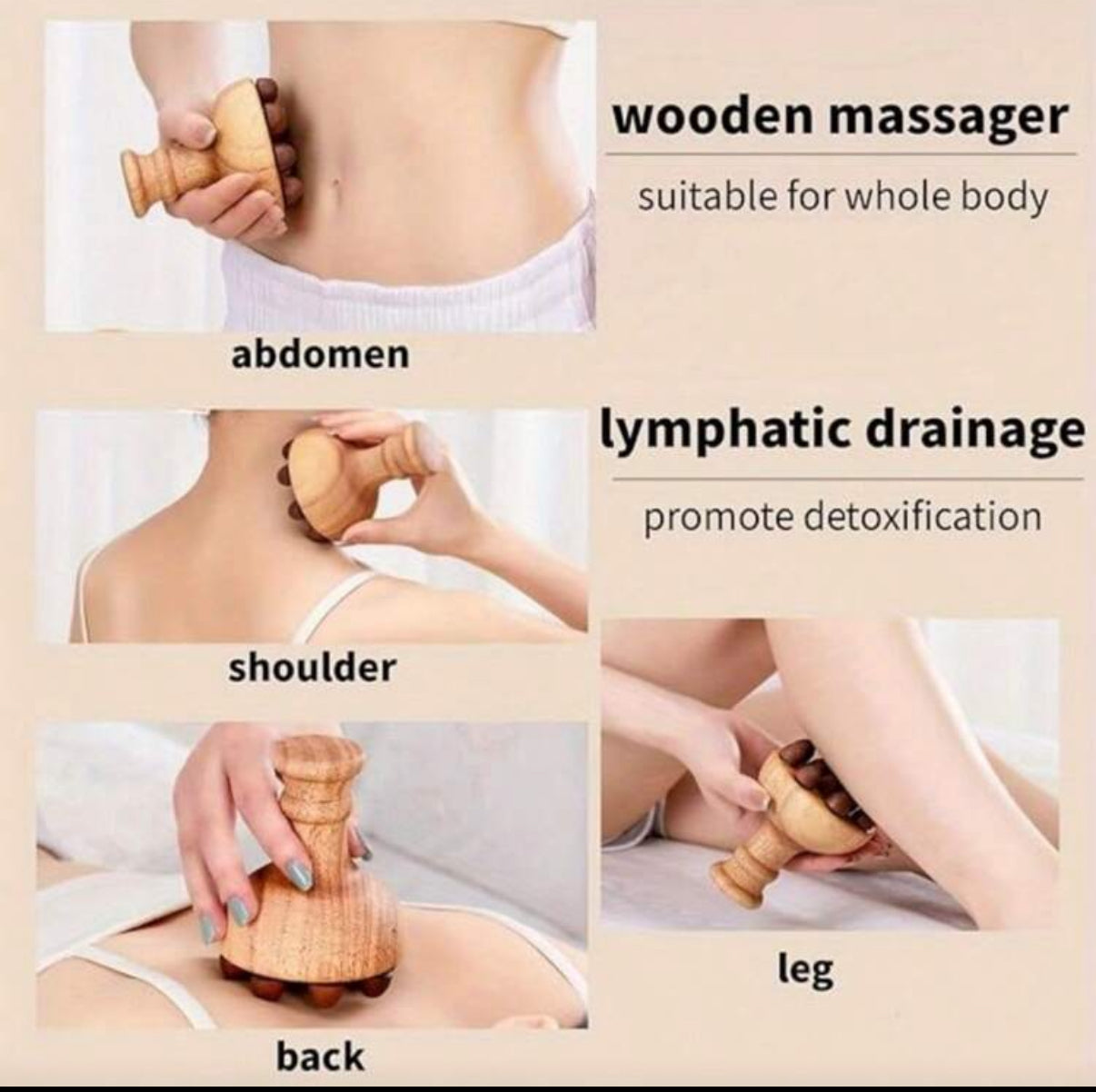 WOODEN MASSAGE TOOL