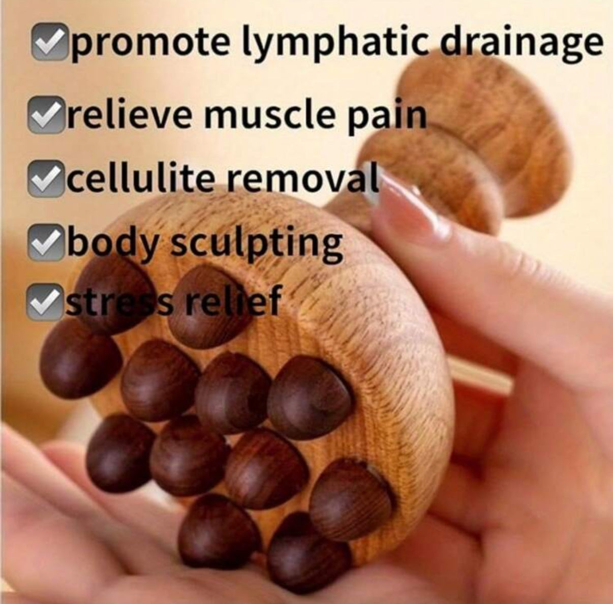WOODEN MASSAGE TOOL